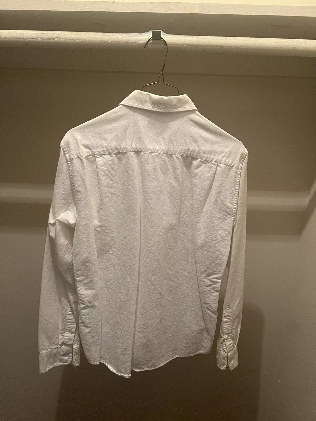 Supreme Shirts Button Ups Supreme White Button Up Small Box Logo