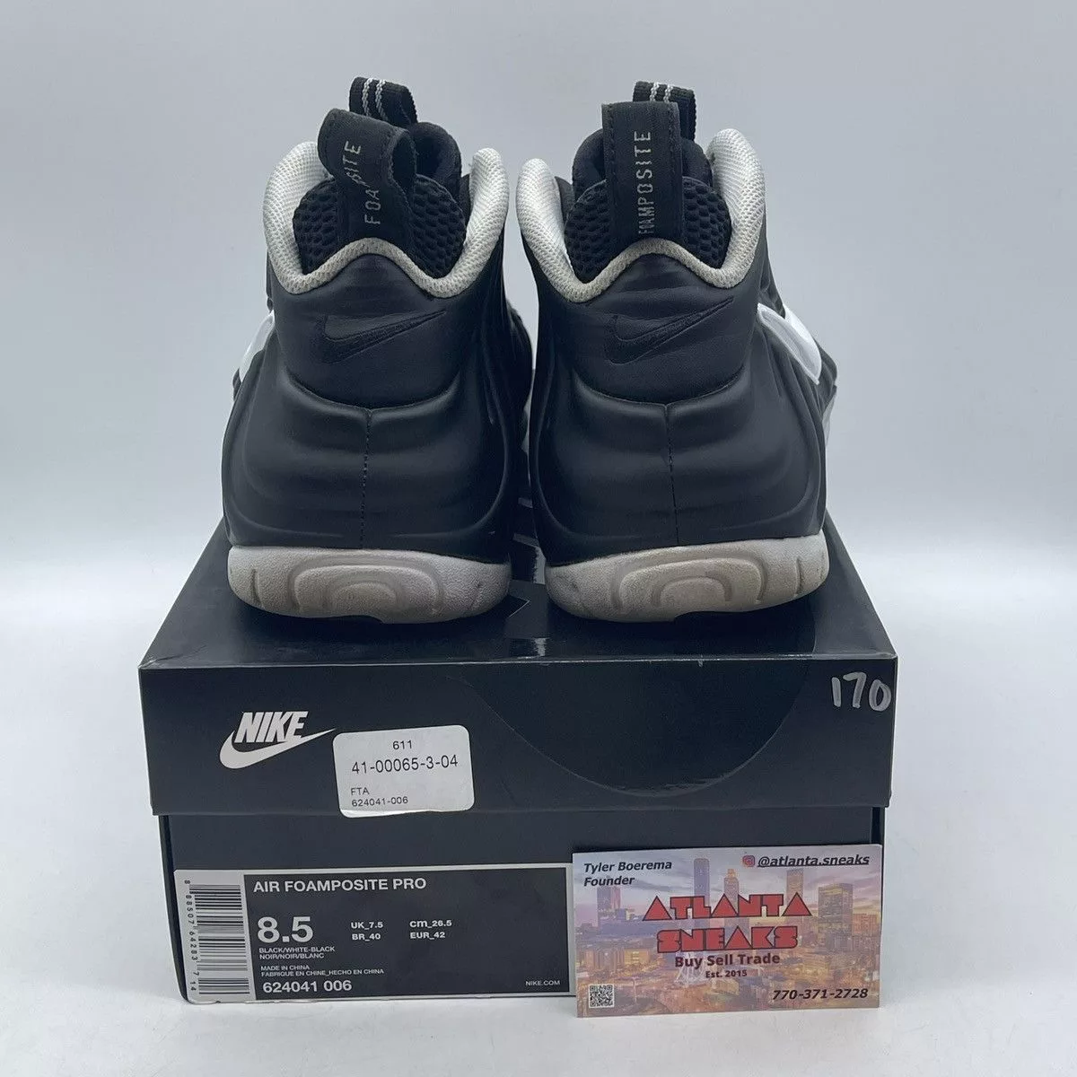 Nike Hi Top Sneakers Nike Air foamposite dr doom Black