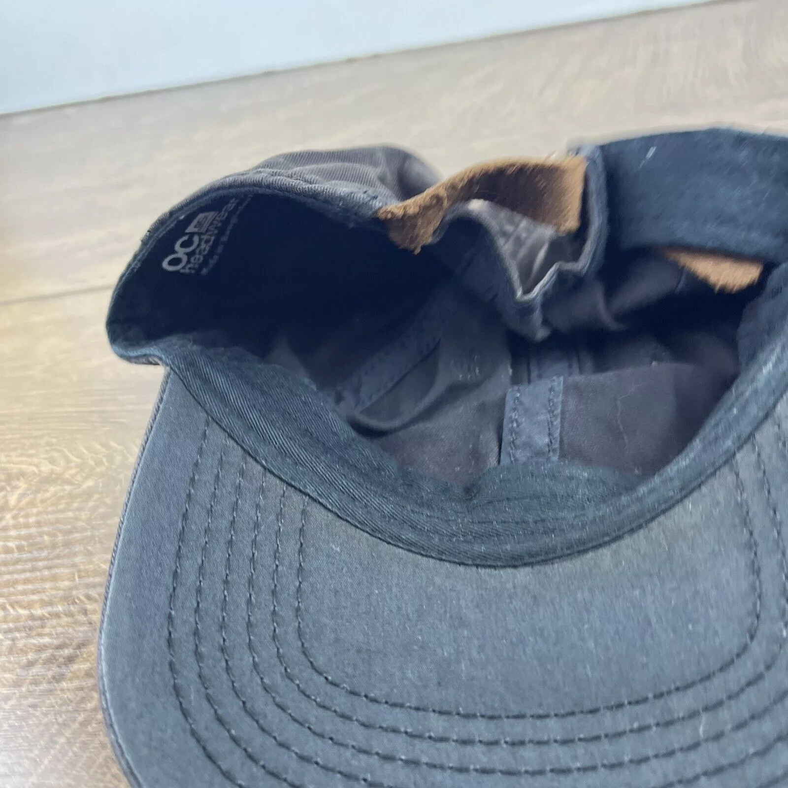 Other Hats Other Faded Black Hat Adjustable Adult Size Hat Black Cap