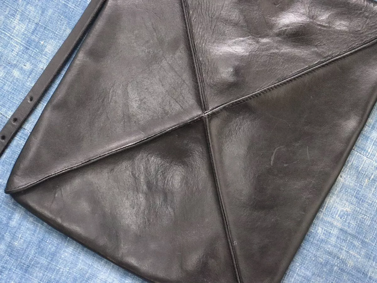 Ma+ Bags Luggage Ma+ M.A+ maurizio amadei Envelope Leather Bag（Horsehide） Black
