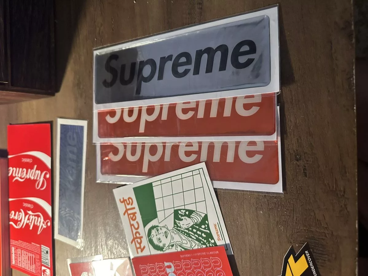 Supreme Supreme Supreme Stickers from Various Seaons Multi