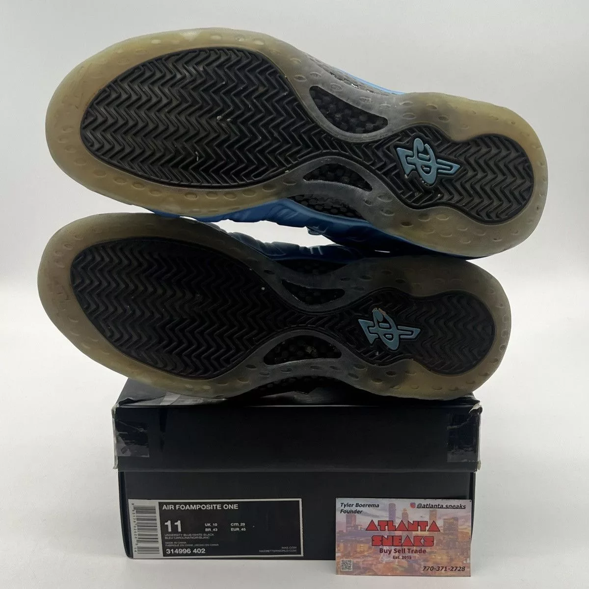 Nike Low Top Sneakers Nike Air Foamposite one university blue