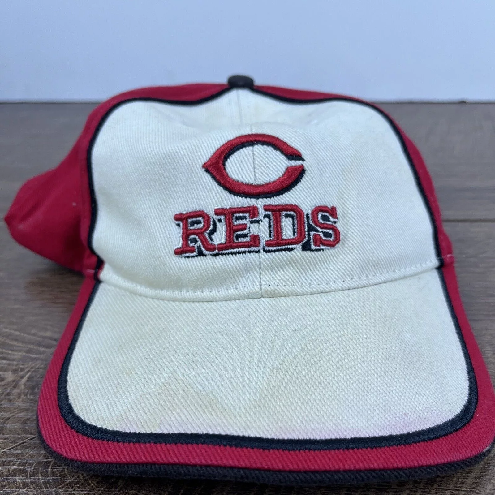 Other Hats Other Cincinnati Reds MLB Hat Reds Hat White Adjustable Hat Adult