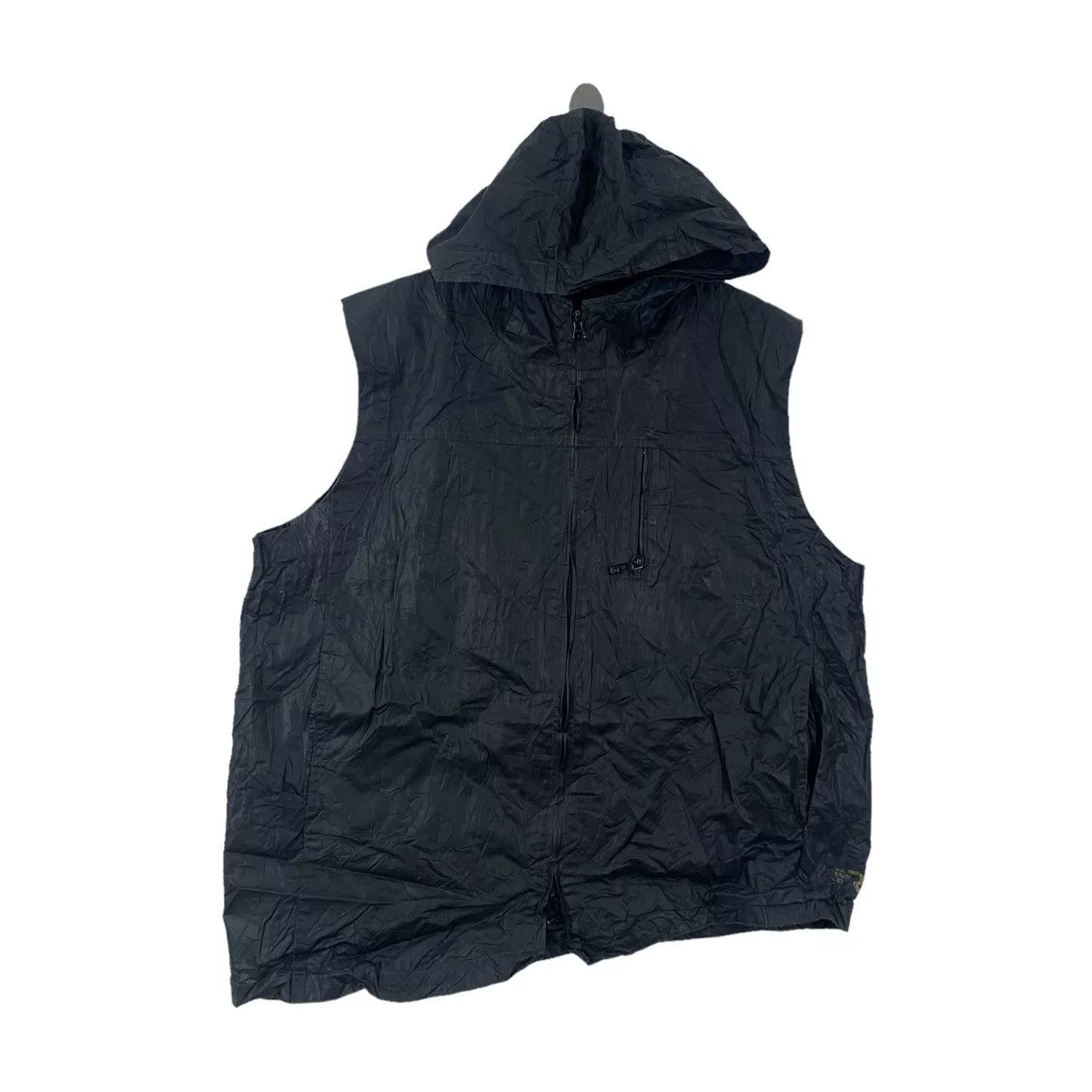 G-Star Vests G-STAR Workwear Designer Zipper Hoodie Vest Sweater Jacket Black