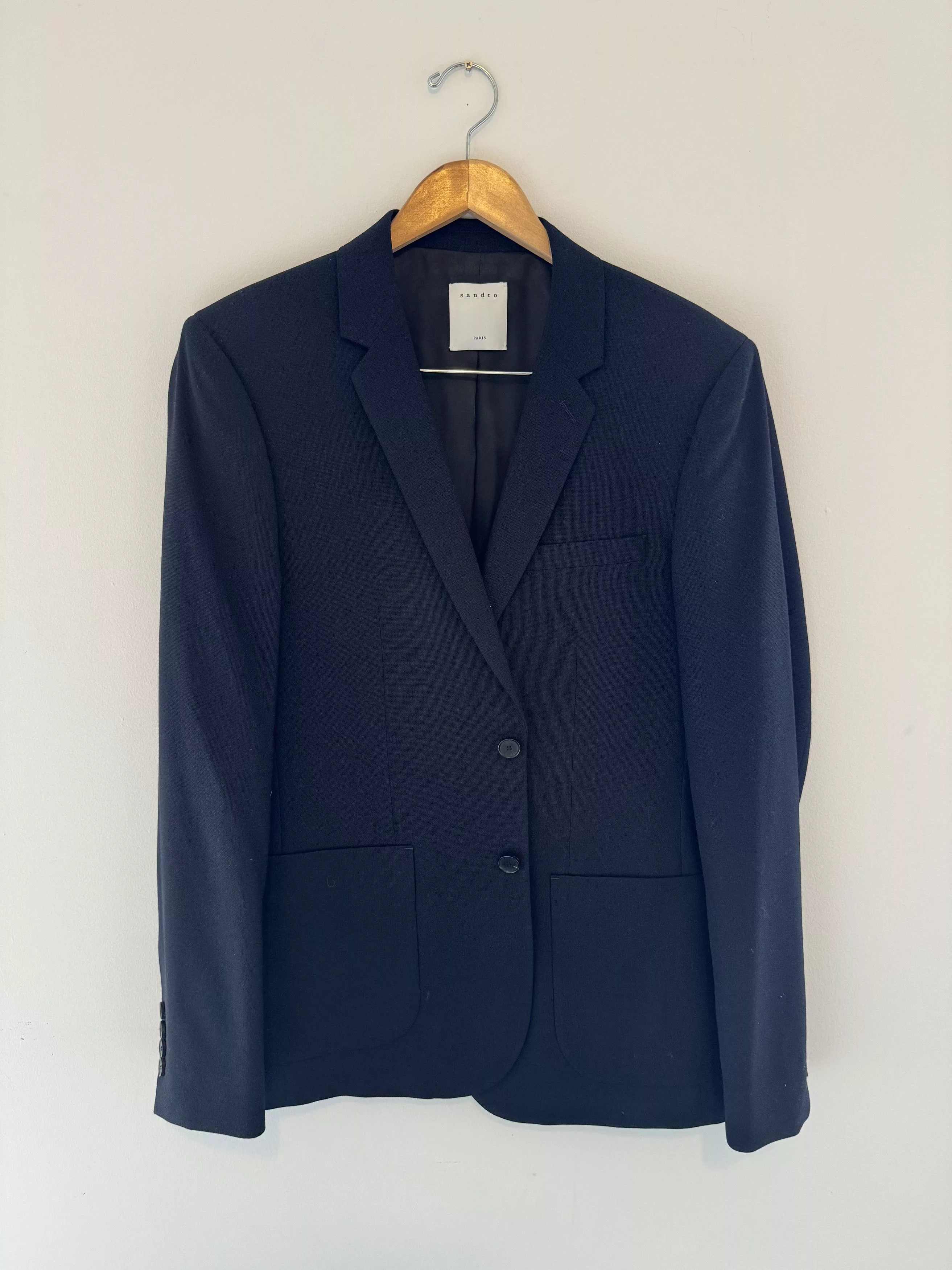 Sandro Suits Sandro Slim Fit Suit Blue