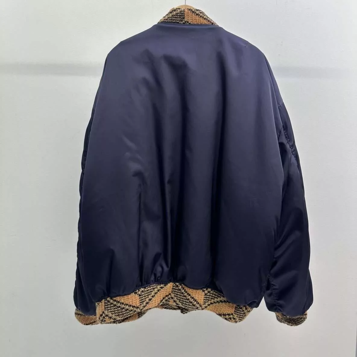 Prada Bombers Prada by Raf Simons Quilted Lined Bomber Jacket Blue