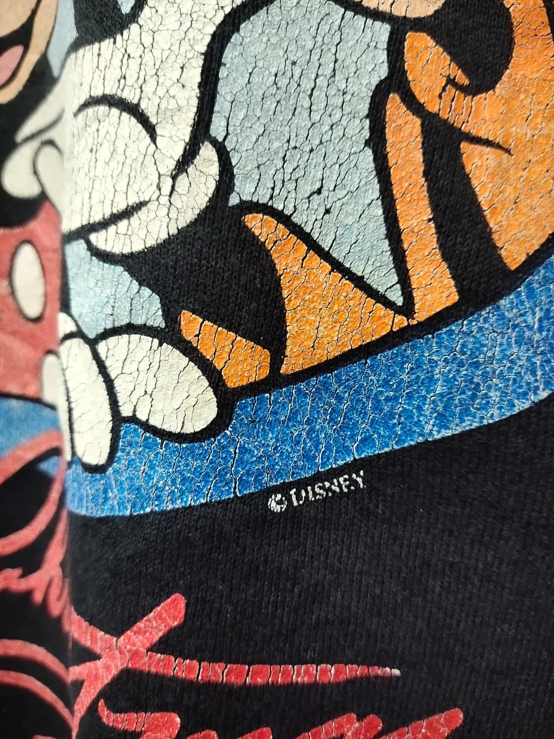 Cartoon Network Sweatshirts Hoodies Cartoon Network × Mickey Mouse × Vintage Vintage 80s 90s Mickey Mouse Christmas Crewneck sweatshirt Black