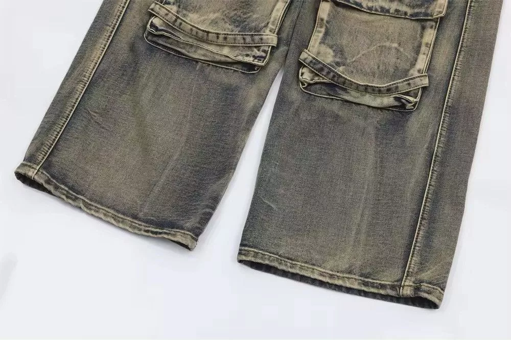 Jean Denim Jean Multi Pocket Denim Gray