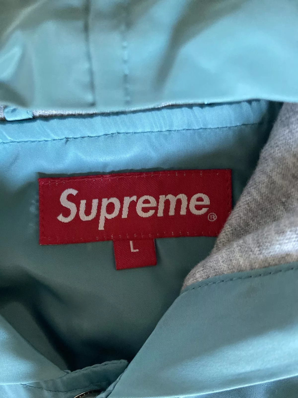 Supreme Light Jackets Supreme Blue/Pink Button up Jacket