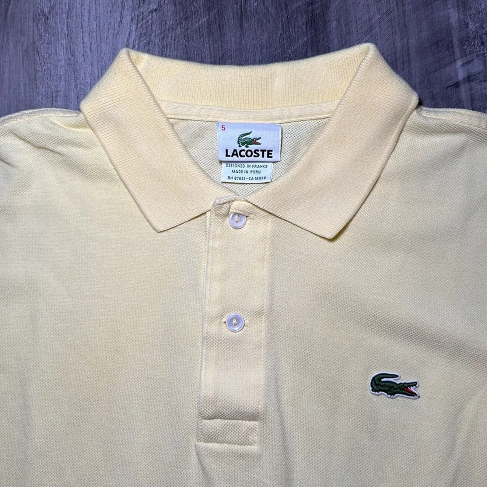 Lacoste Polos Lacoste Polo - 5 Yellow