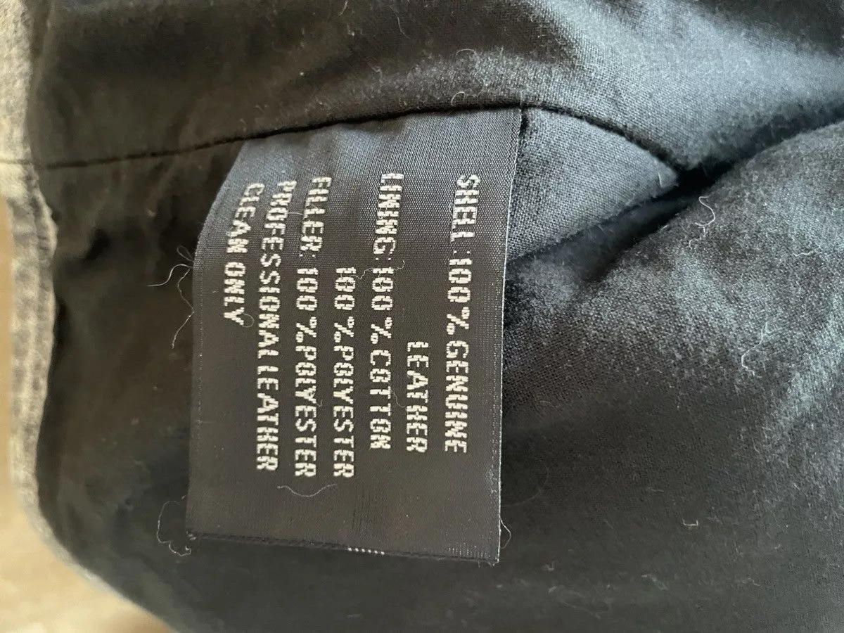 Vintage Leather Jackets Vintage Distressed Grey Leather Rider Jacket Gray