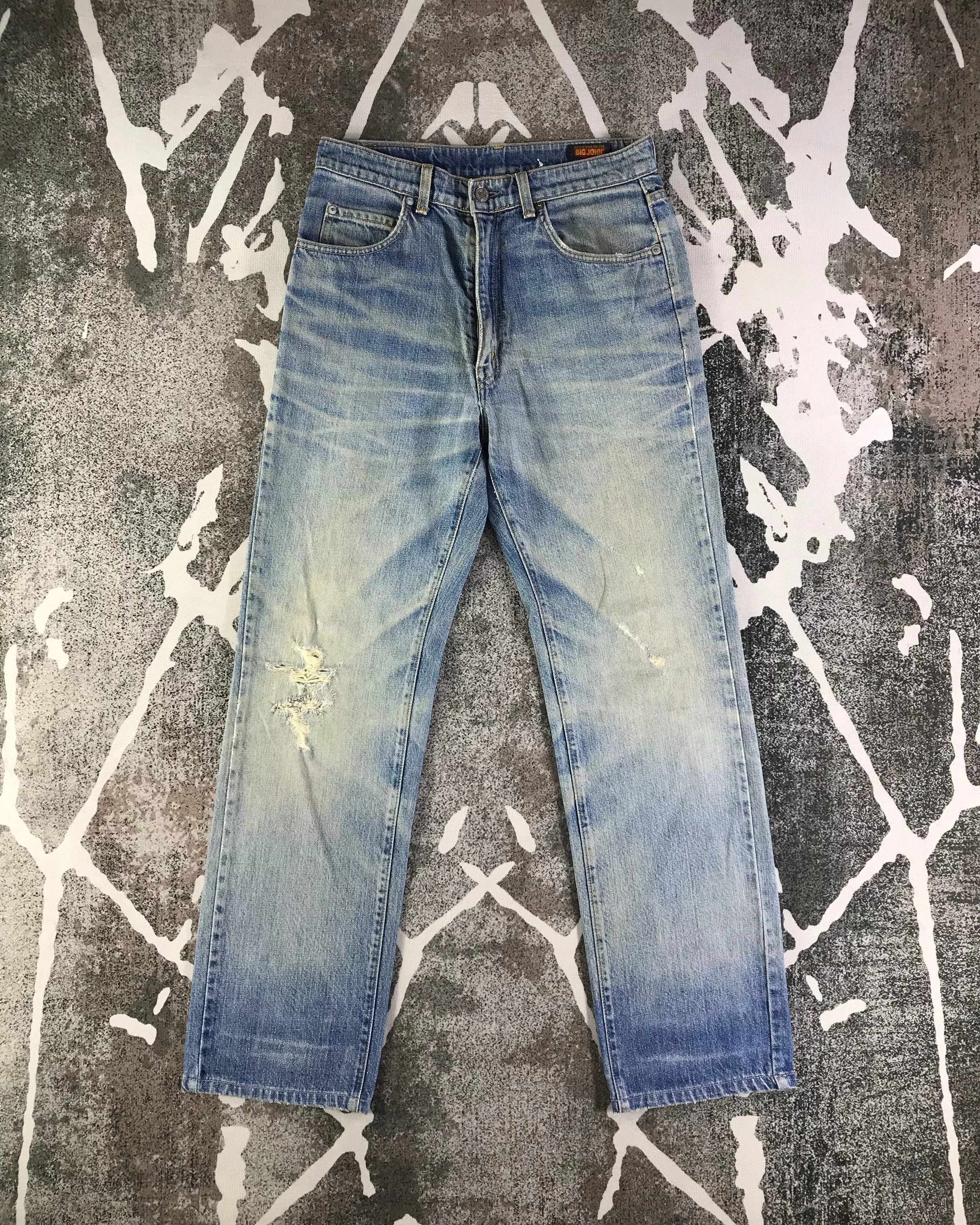 Big John Denim Big John × Vintage Vintage Big John Jeans Rusty Blue Denim KJ2534 Multi