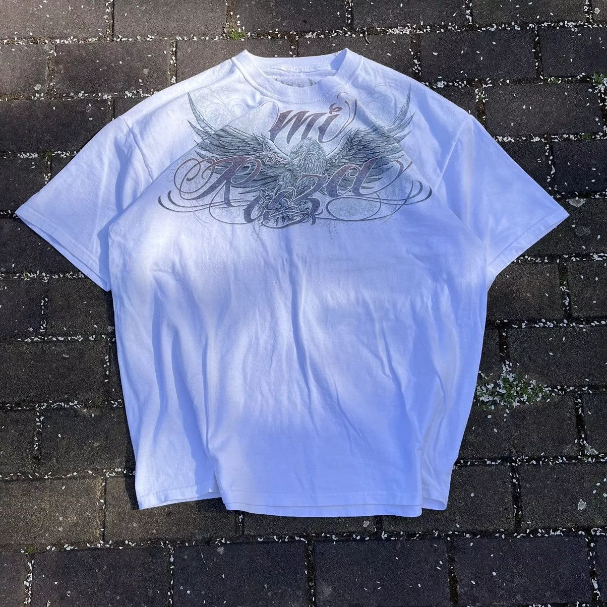 Vintage Long Sleeve T Shirts Vintage T-shirt big logo White