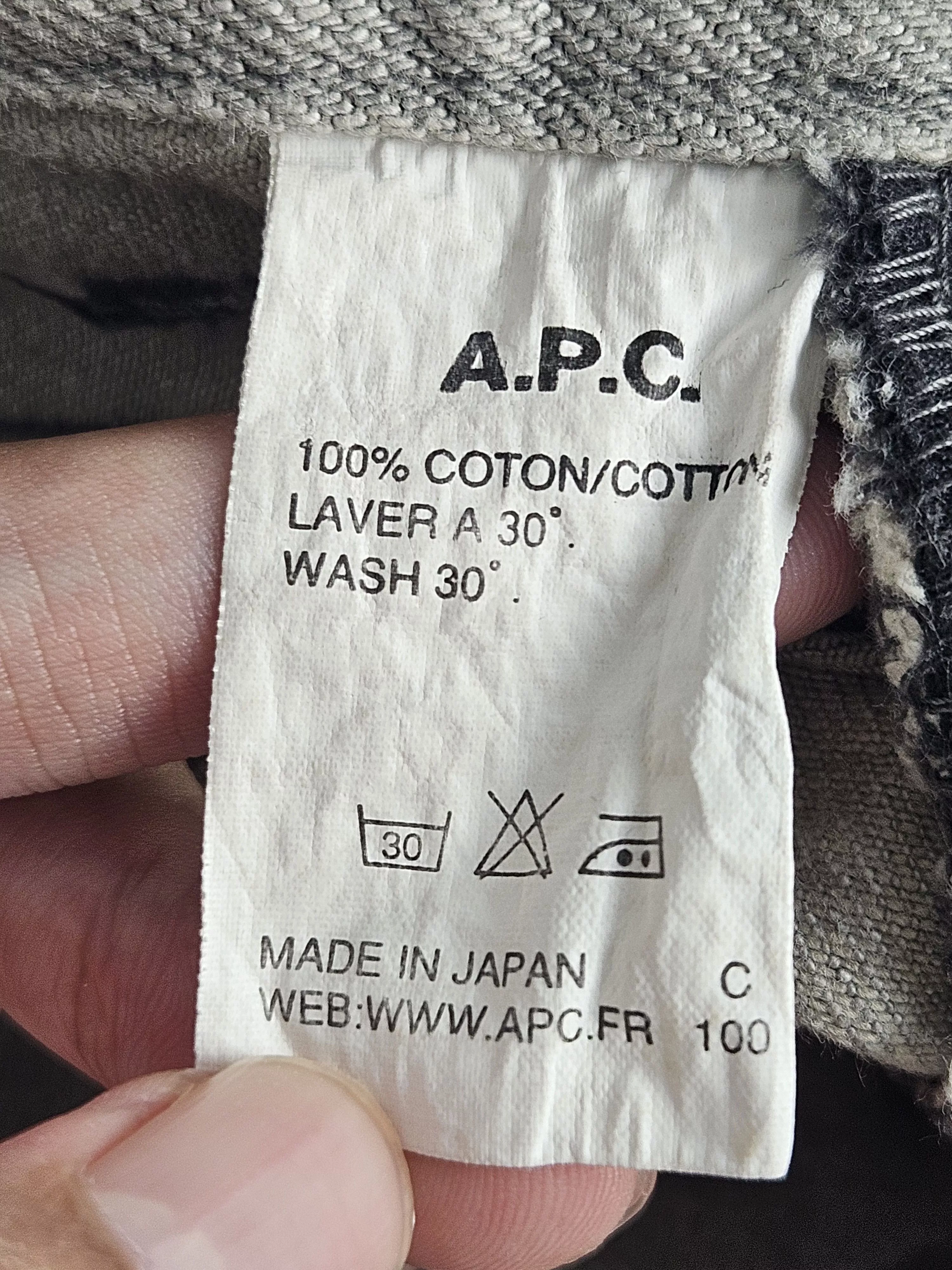 A.P.C. Denim A.P.C. APC Reu de Fleurus Paris Jeans Gray