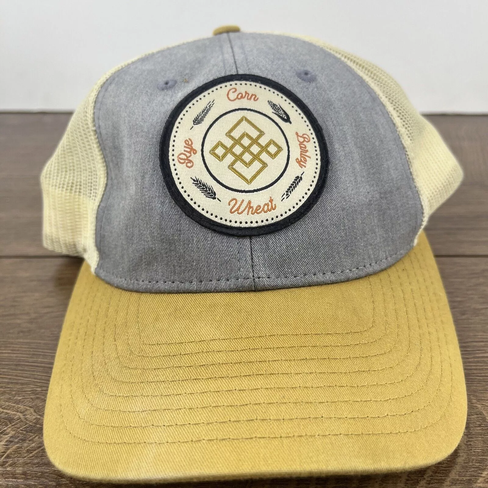 Other Hats Other Farmer Hat Corn Barley Wheat Rye Hat Gray Hat Adjustable Adu