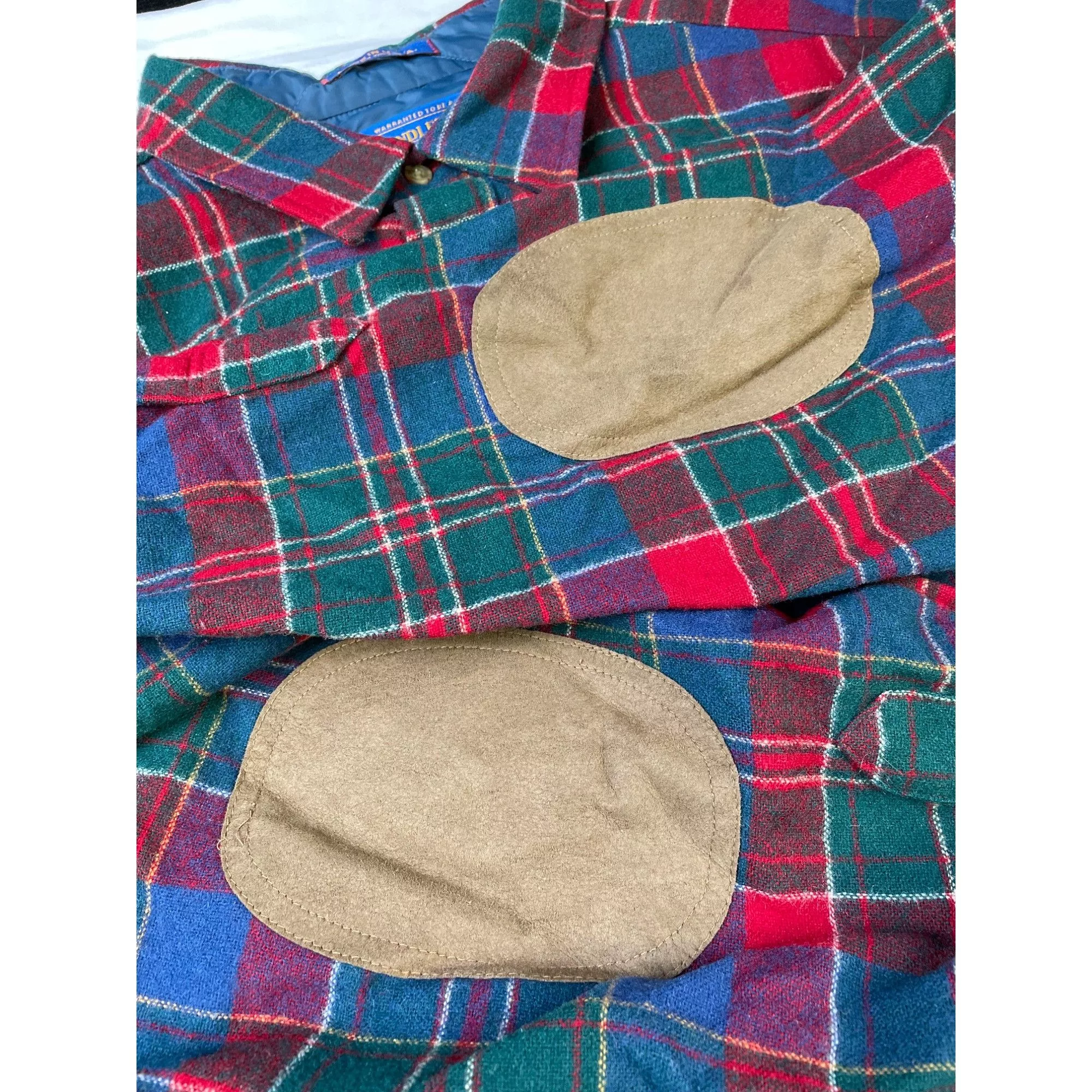Pendleton Long Sleeve T Shirts Pendleton Men's Red Plaid Wool Long Sleeve Button up Shirt X