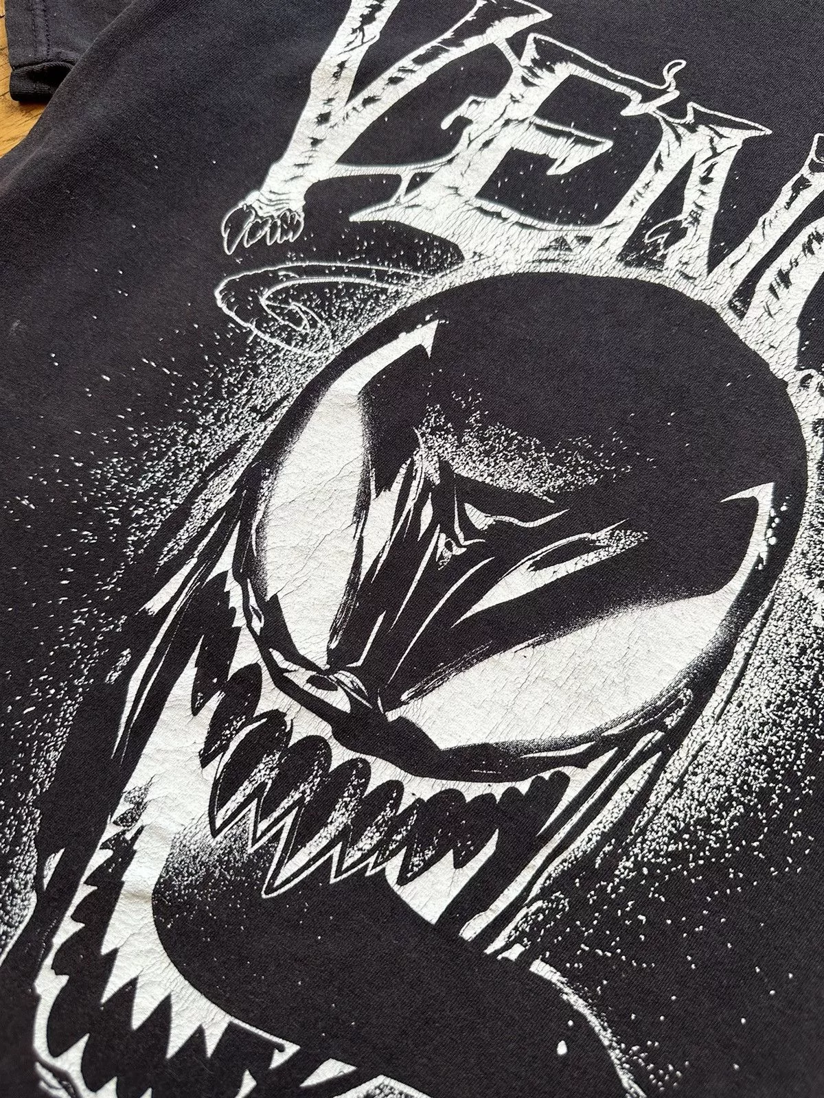 Marvel Comics Short Sleeve T Shirts Marvel Comics Venom Marvel T Shirt Black Vintage