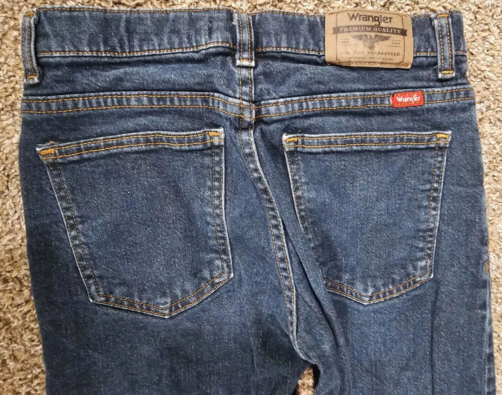 Wrangler Denim Wrangler Straight Fit Boys 14 Reg Jeans Blue