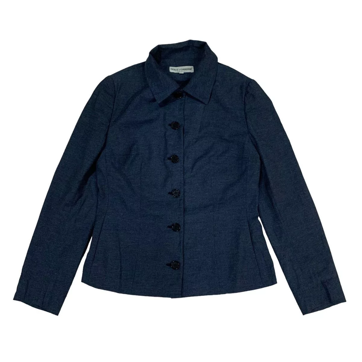 Dolce & Gabbana Jackets 🇮🇹Dolce & Gabbana Cotton Button Jacket Blue