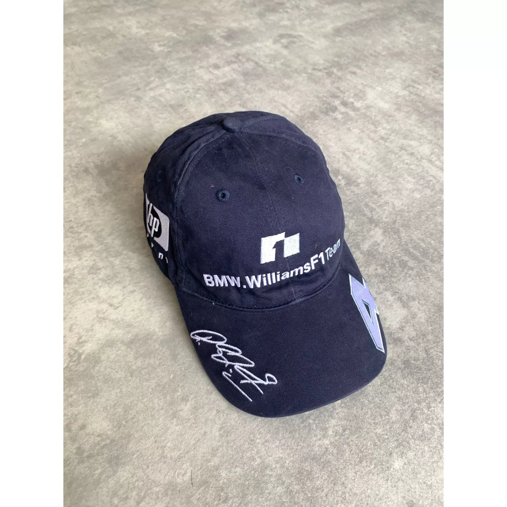 BMW Hats BMW × Vintage BMW 2003 williams F1 team racing sportswear cap hp ivent 80s White