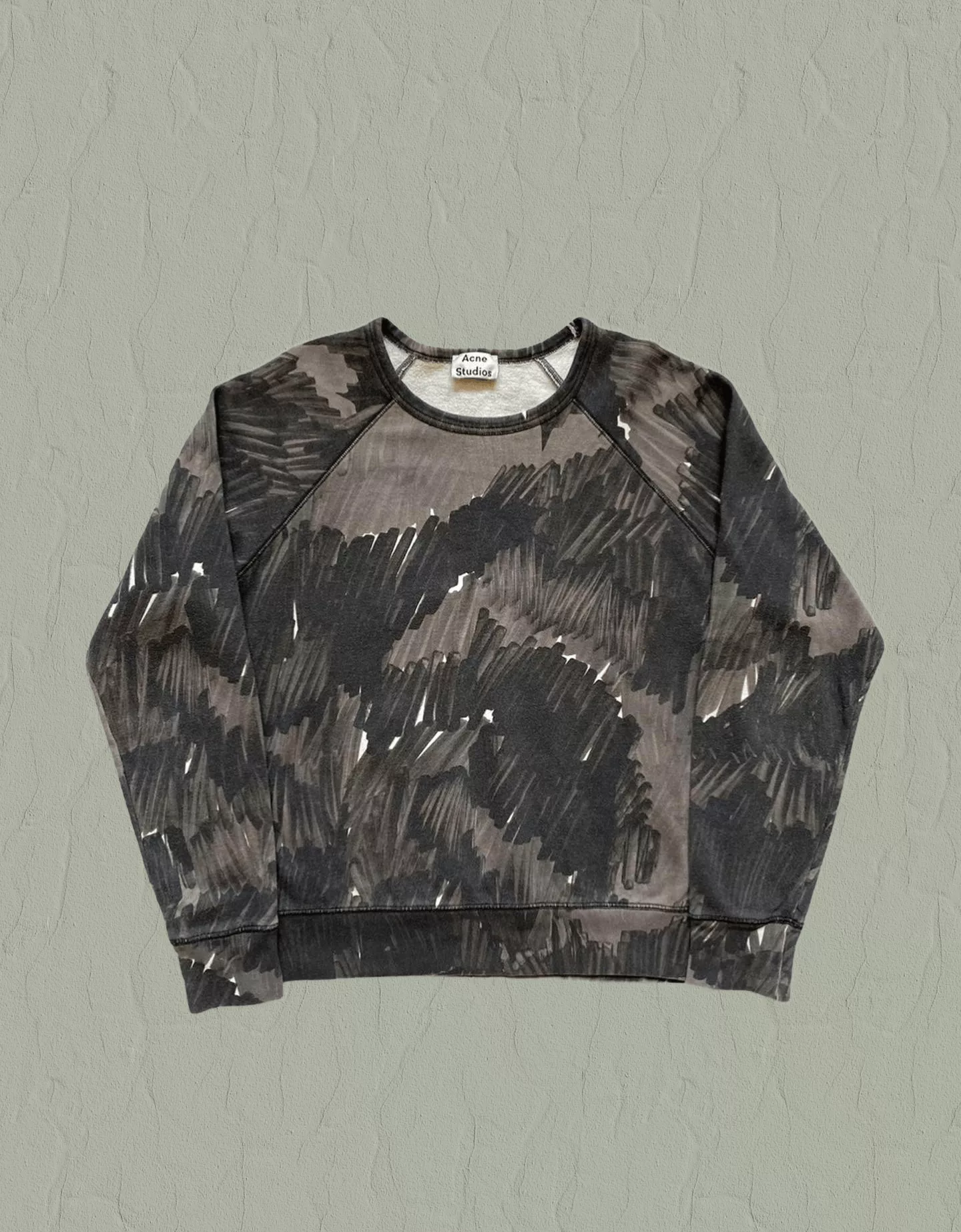 Acne Studios Sweaters Knitwear Acne Studios College Marker Sweater AW14 Gray