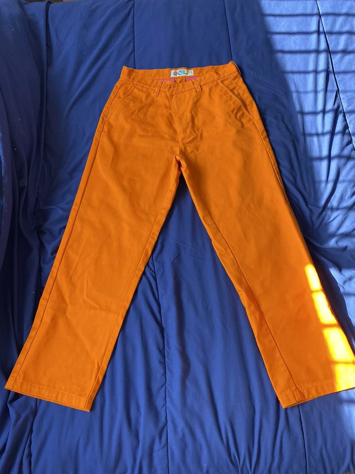 Golf Wang Casual Pants Golf Wang Chinos Orange