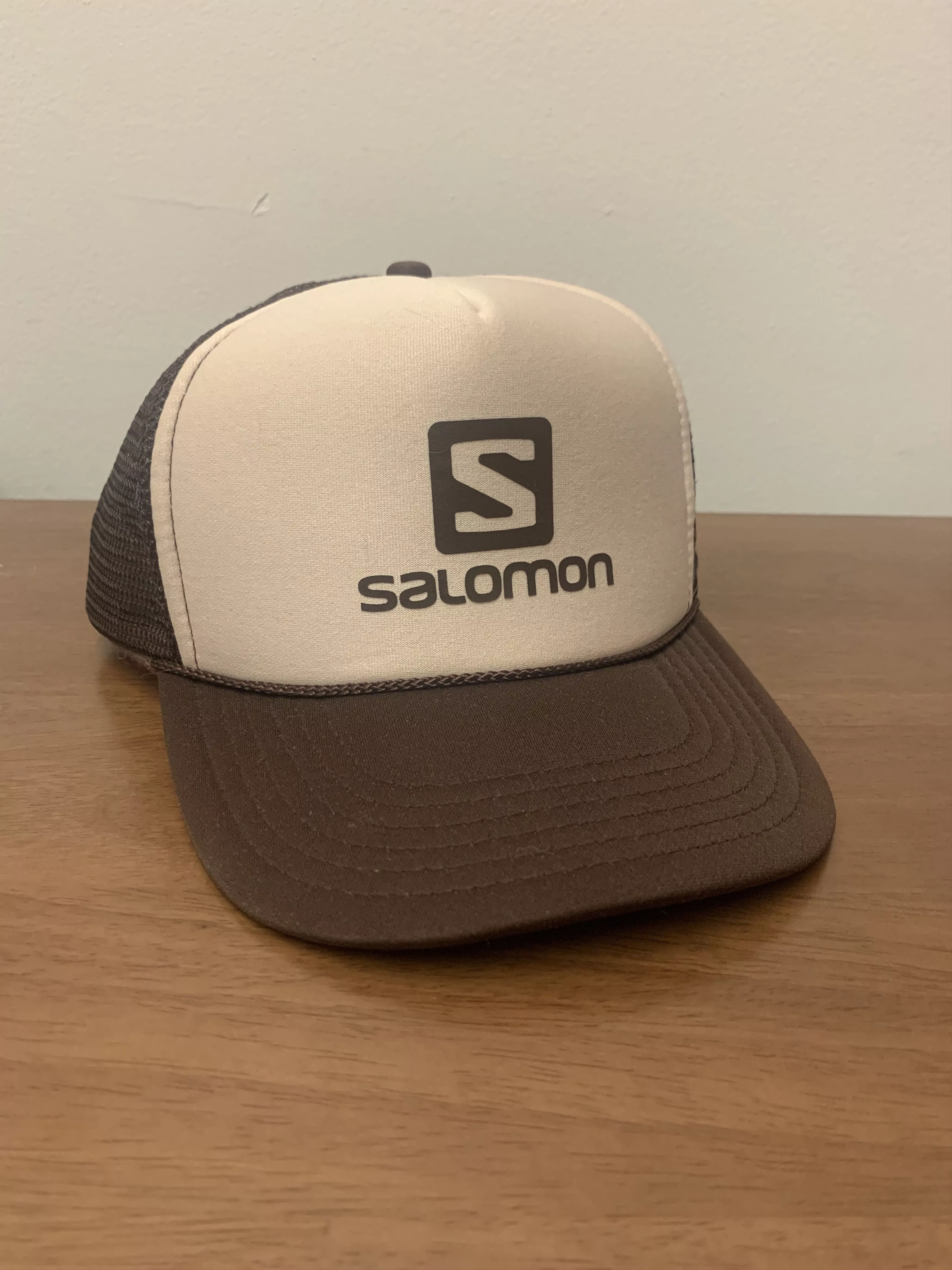 Salomon Hats Vintage Salomon Trucker Hat New Brown