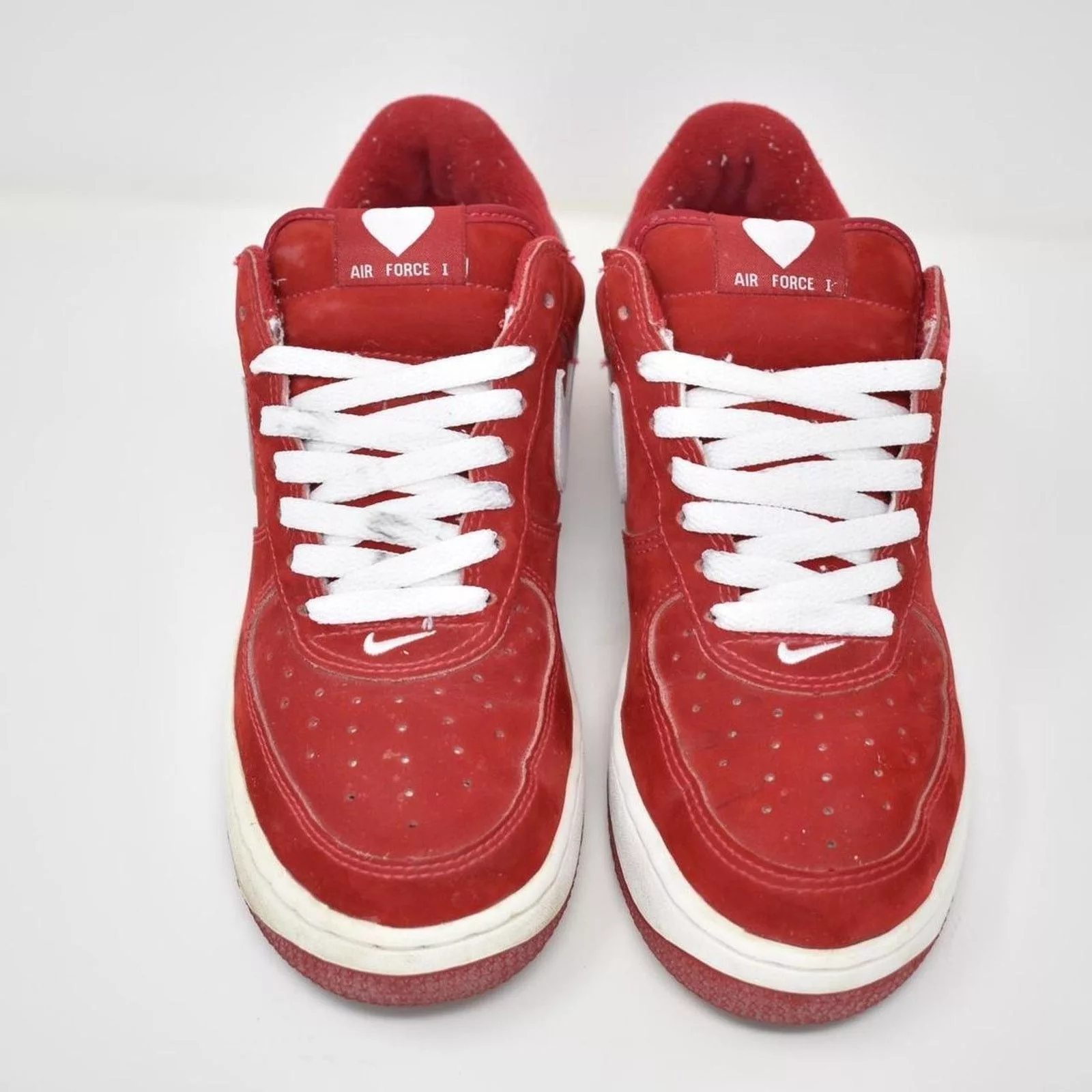 Nike Low Top Sneakers 2003 Nike Air Force 1 Low Valentines Day Red