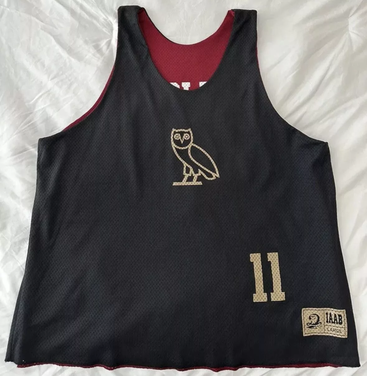 Drake Jerseys Drake × October's Very Own Drake X J Cole It’s All A Blur Tour Reversible Jersey size M Black Streetwear