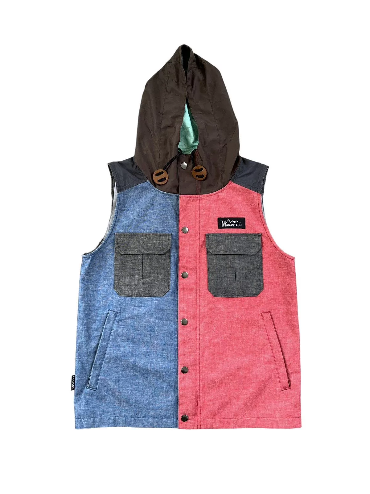 Manastash Vests Manastash Multicolor Hooded Vest