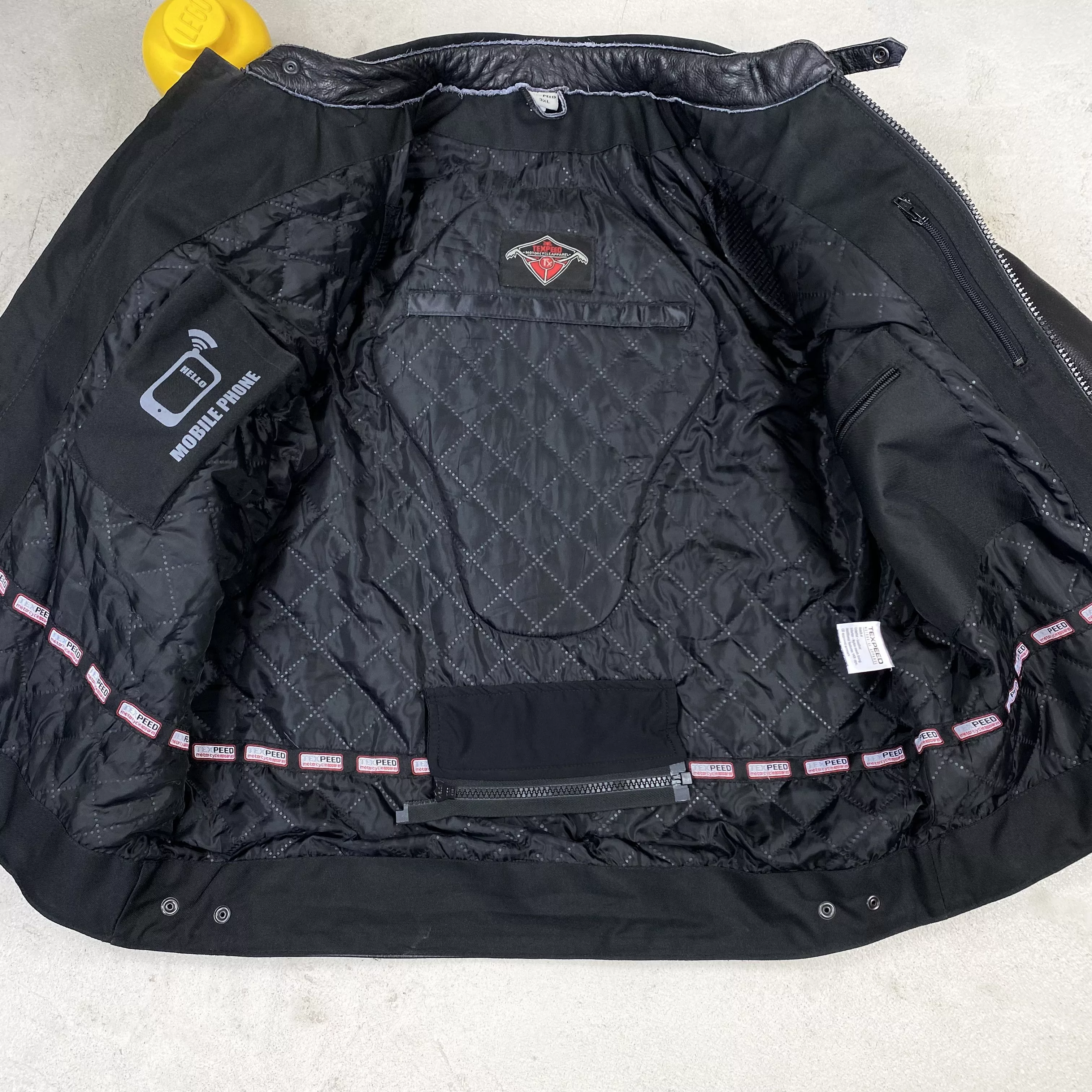 Genuine Leather Leather Jackets Genuine Leather racing leather Jacket moto real biker Y2K Black Vintage