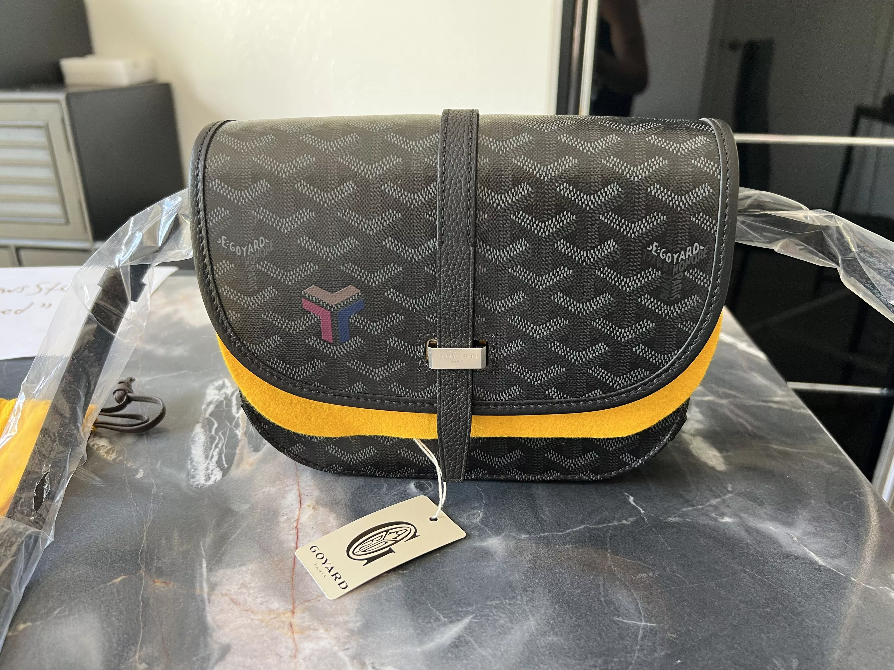 Goyard Bags Luggage Ultra Rare Goyard Belvedere PM Bag Jet Black Limited Edition