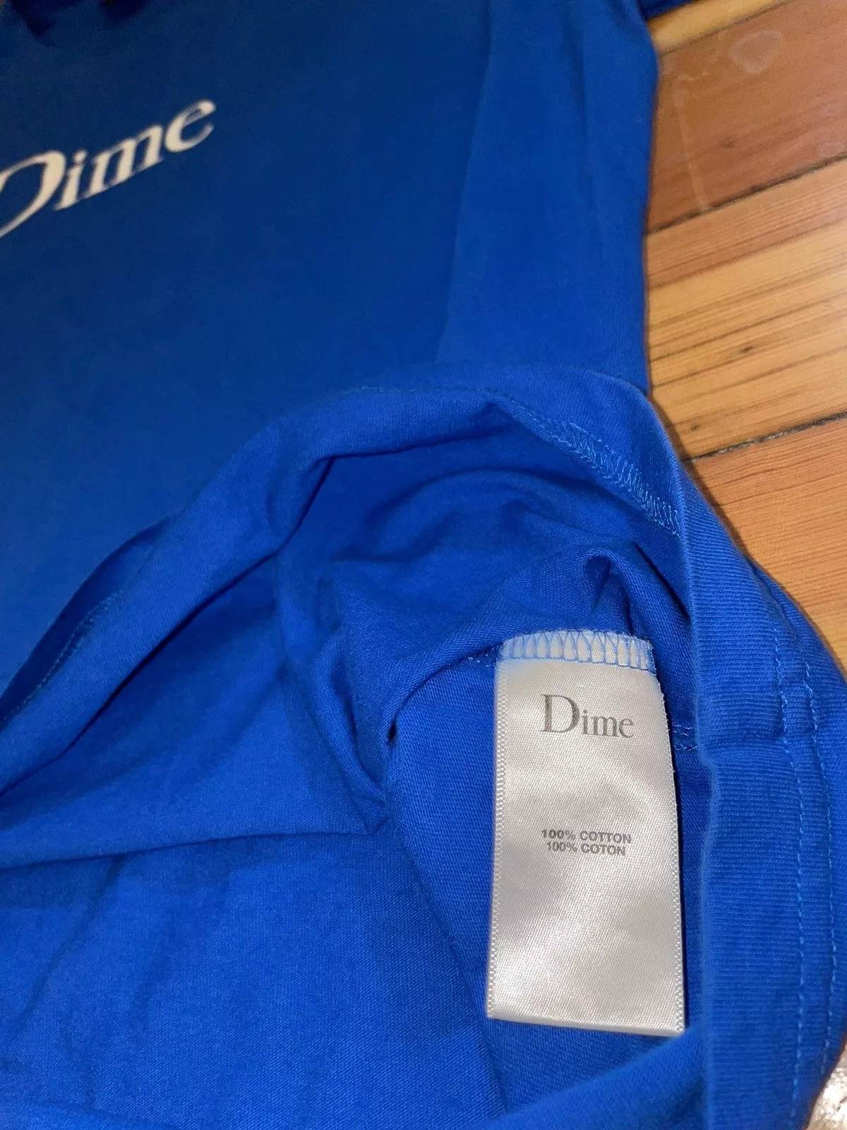 Dime Short Sleeve T Shirts Dime Classic Logo Tee Blue