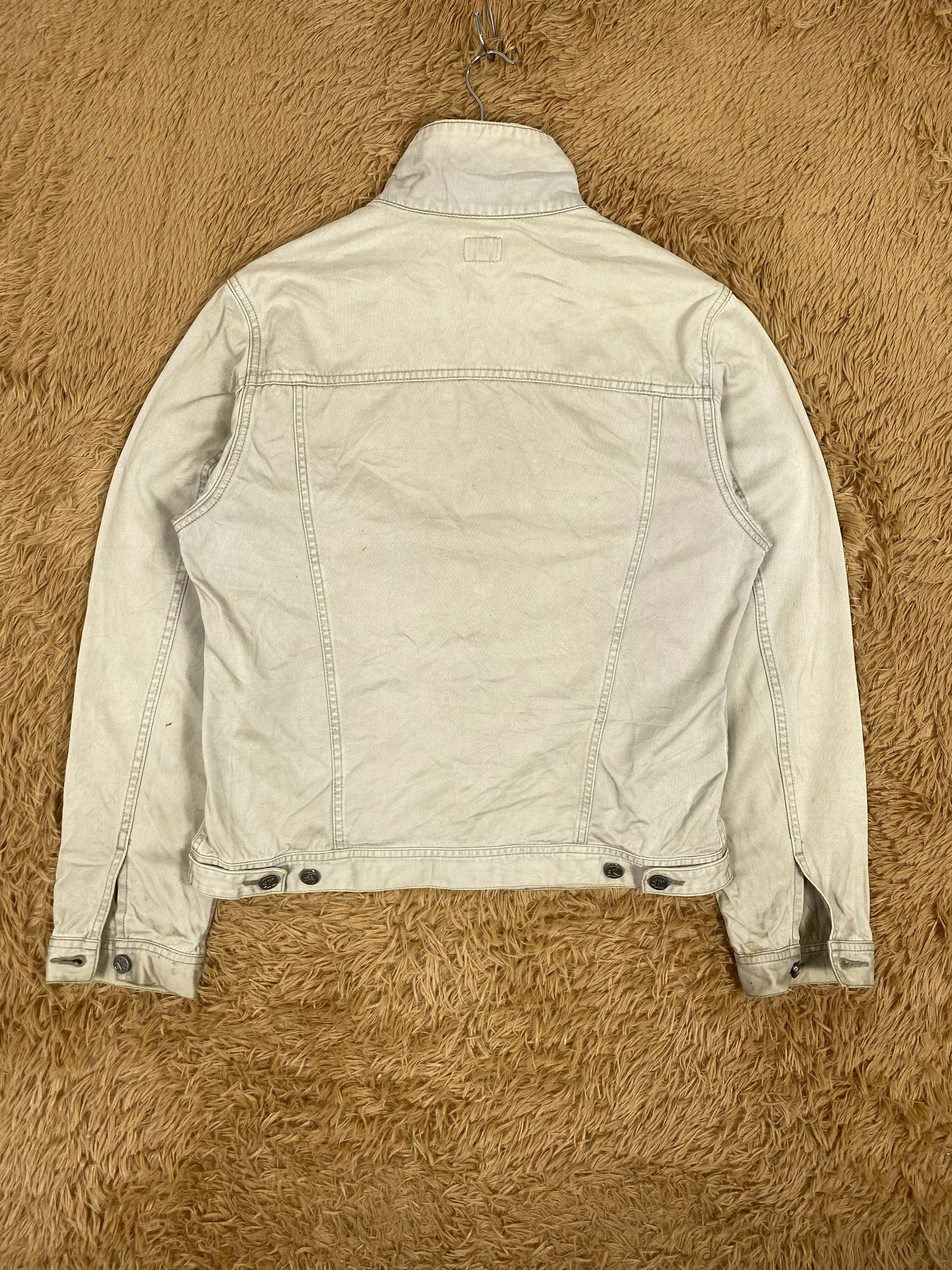 Calvin Klein Light Jackets Calvin Klein × Vintage Vintage Calvin Klein Button Jacket Brown Streetwear