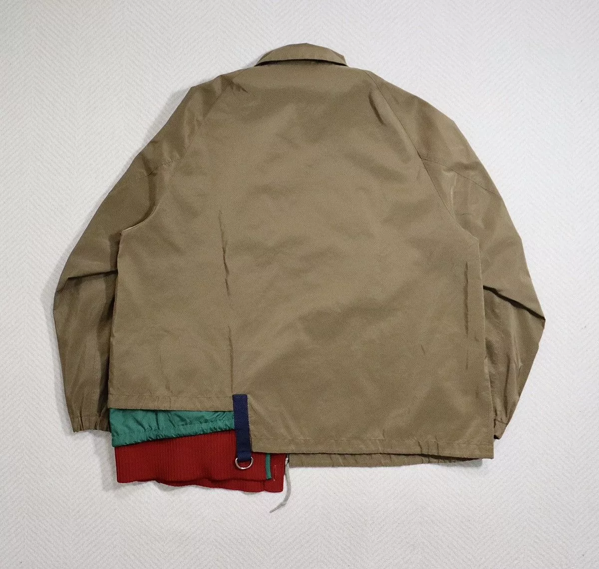 Kolor Light Jackets Kolor 21aw Patchwork Jacket/Coach Jacket Brown