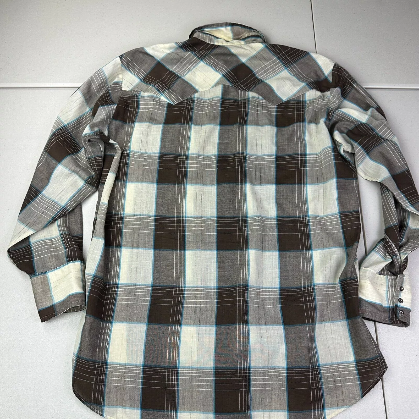 Levi's Shirts Button Ups Levi's Vintage 80s Levi’s Plaid Pearl Snap Button Long Sleeve Shirt Multi