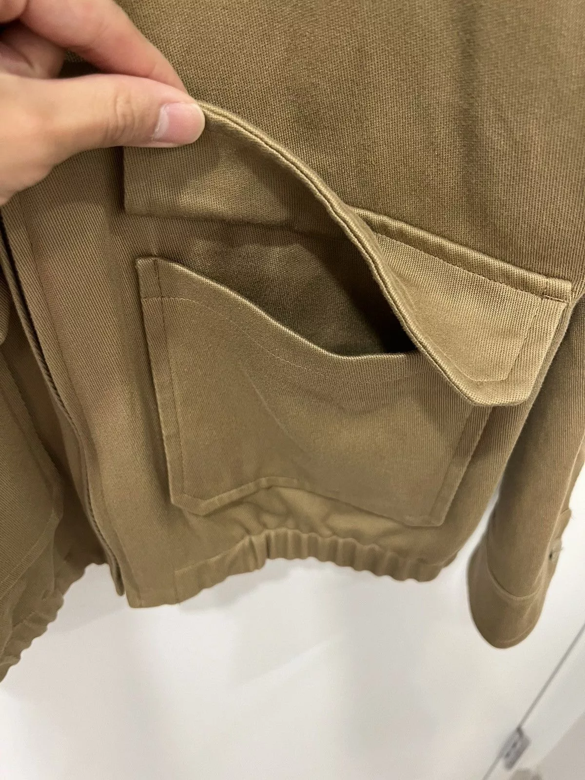 A.P.C. Light Jackets A.P.C. Button Collar Jacket Brown
