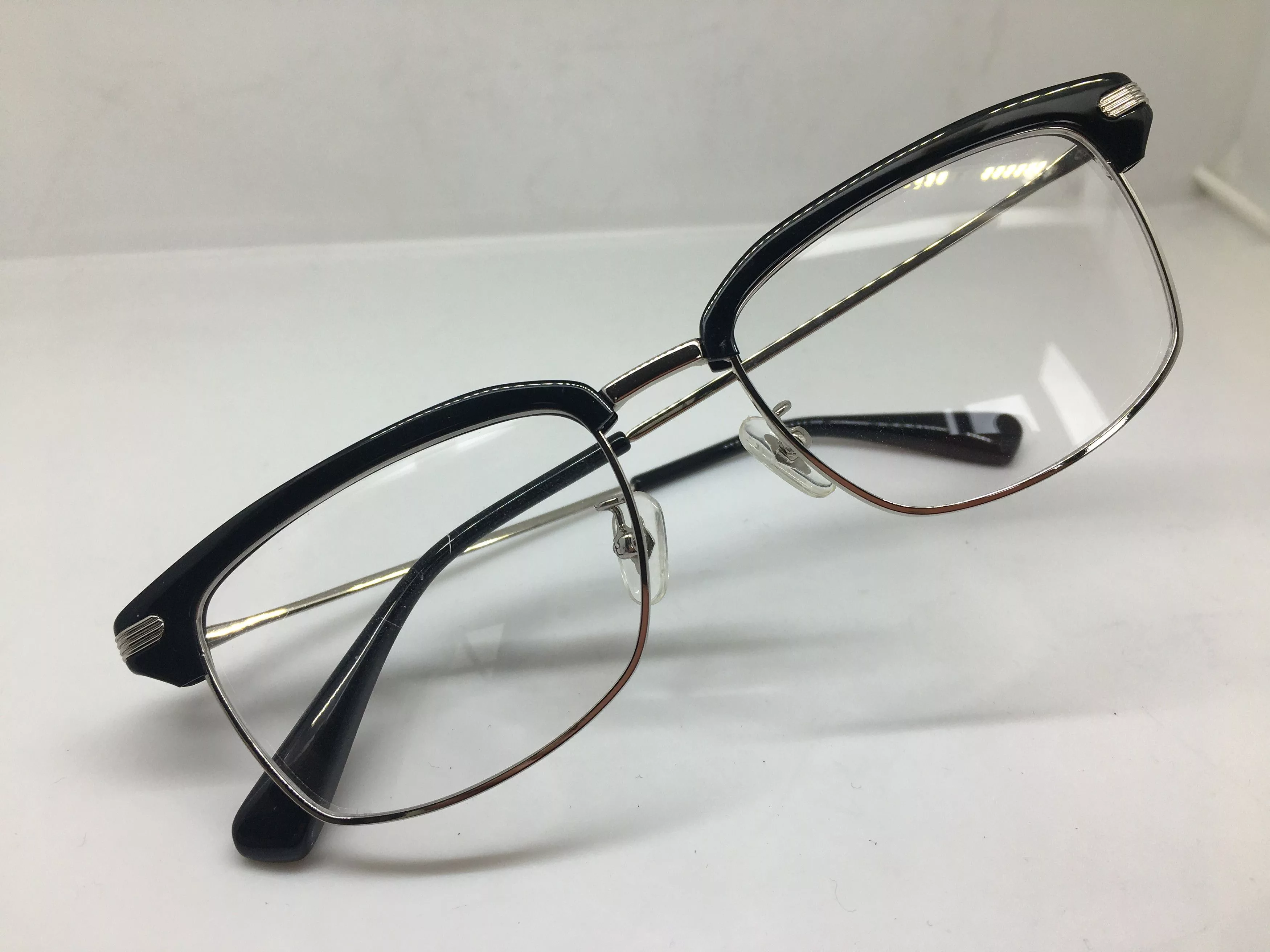 Other Glasses Other MOd Malcolm X Black Silver RX Eyeglasses Frame