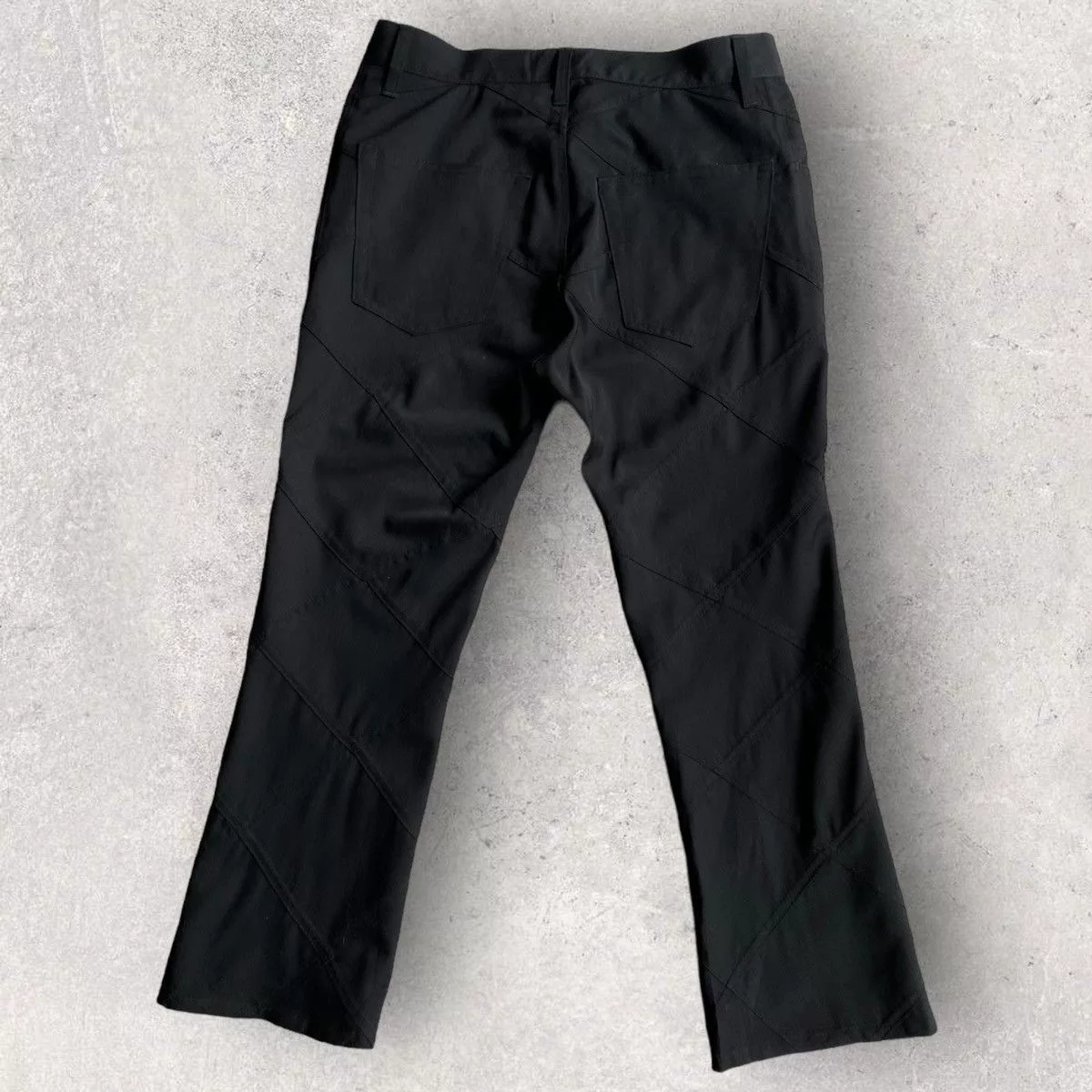 Comme des Garcons Pants Comme des Garcons SS14 Diamond Cut Patchwork Pants Black