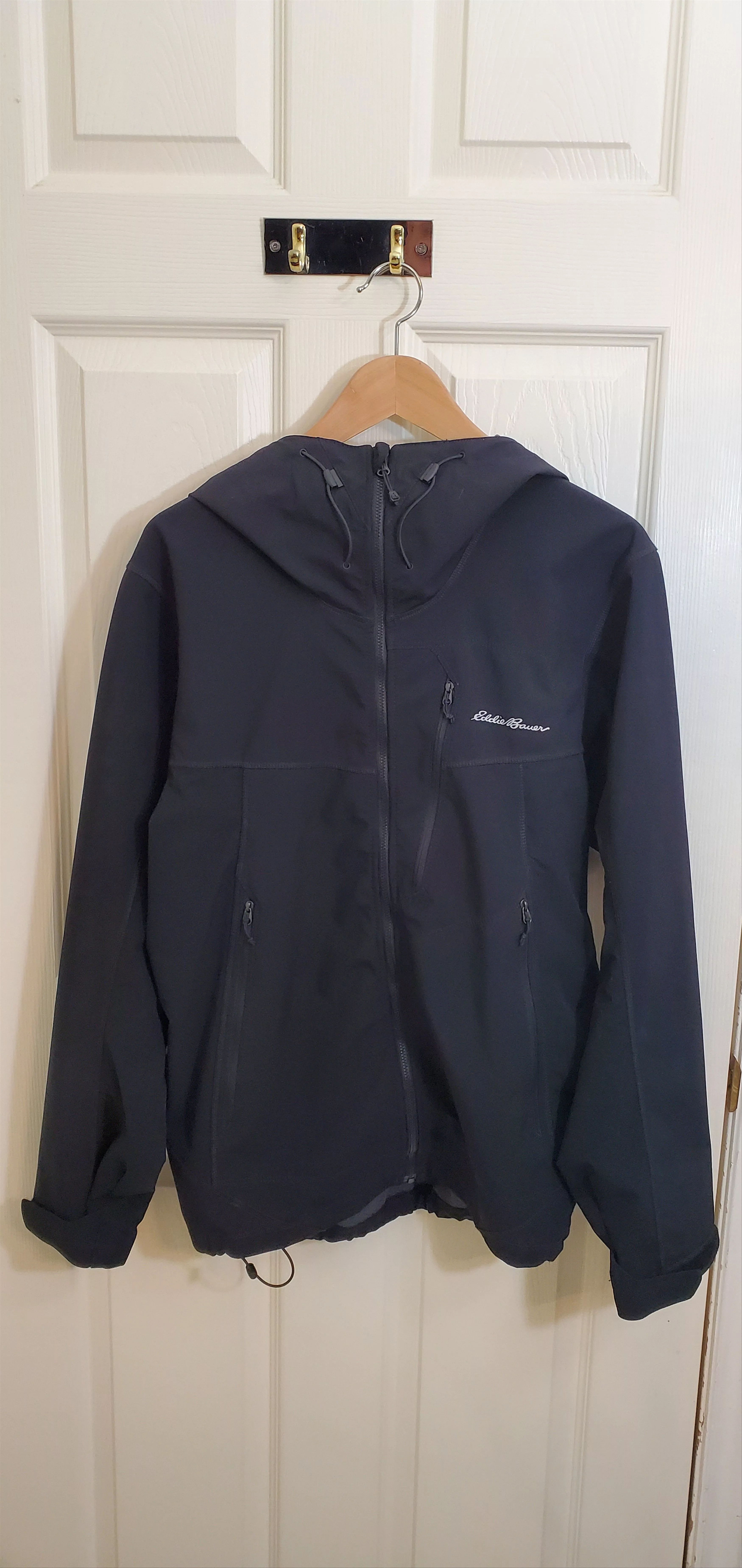 Eddie Bauer Raincoats Eddie Bauer Black Raincoat Size SM