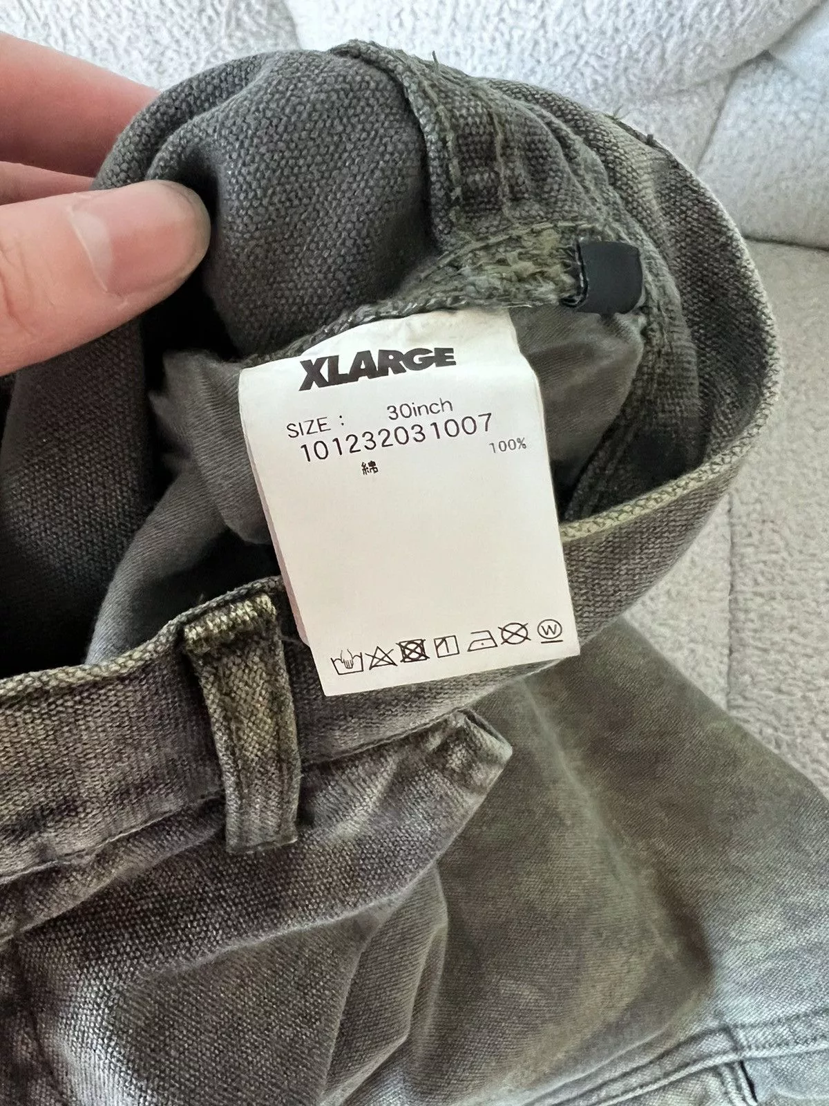 Xlarge Denim XLarge Overdyed Work Pants Size 30 New Green