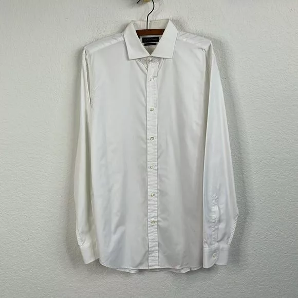 Ralph Lauren Black Label Shirts Button Ups Ralph Lauren Black Label Button Down Shirt Tuxedo Textured White