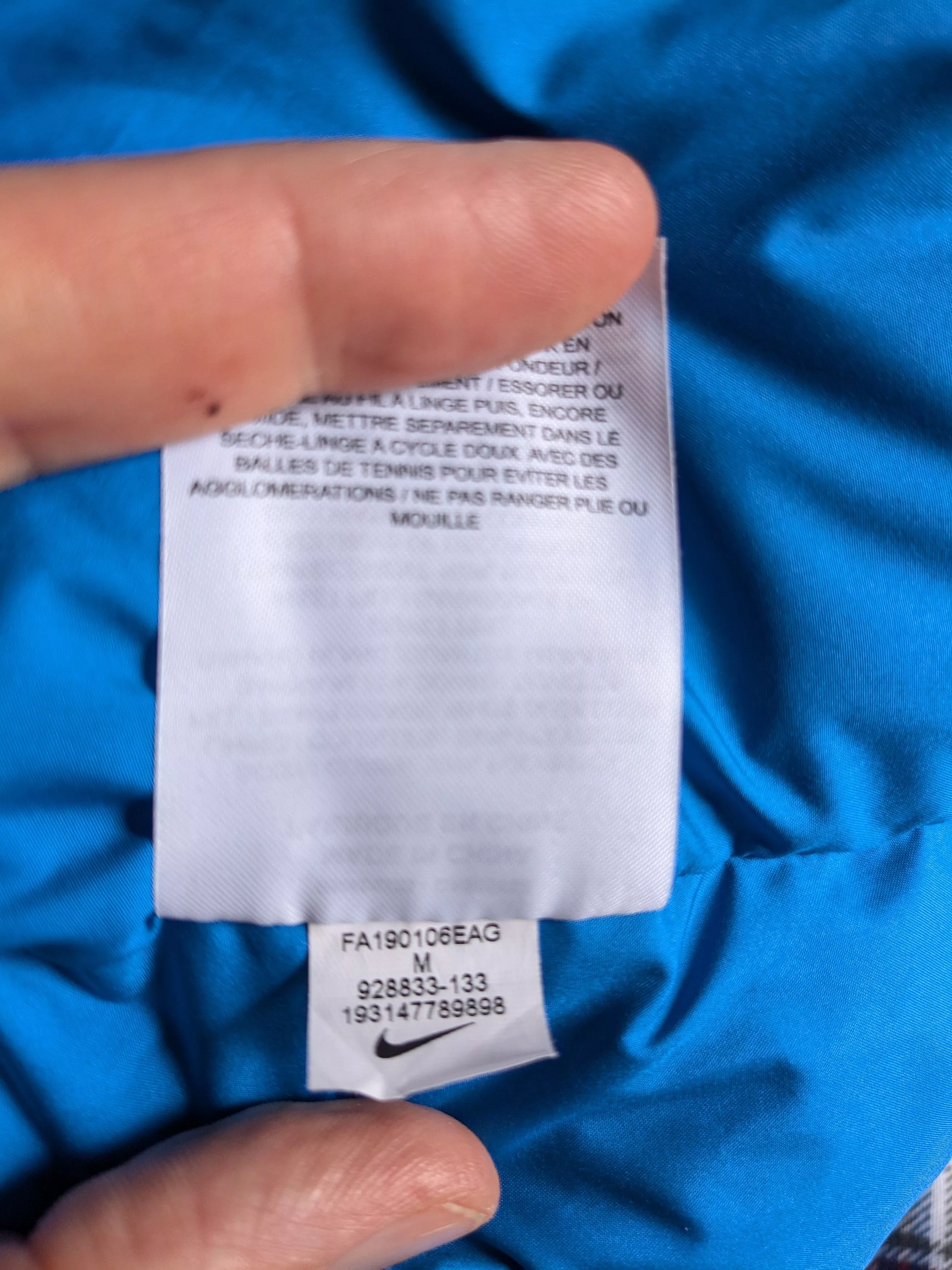 Nike Bombers Nike NSW Windrunner Down Fill Puffer Jacket, Model #928833 Multi