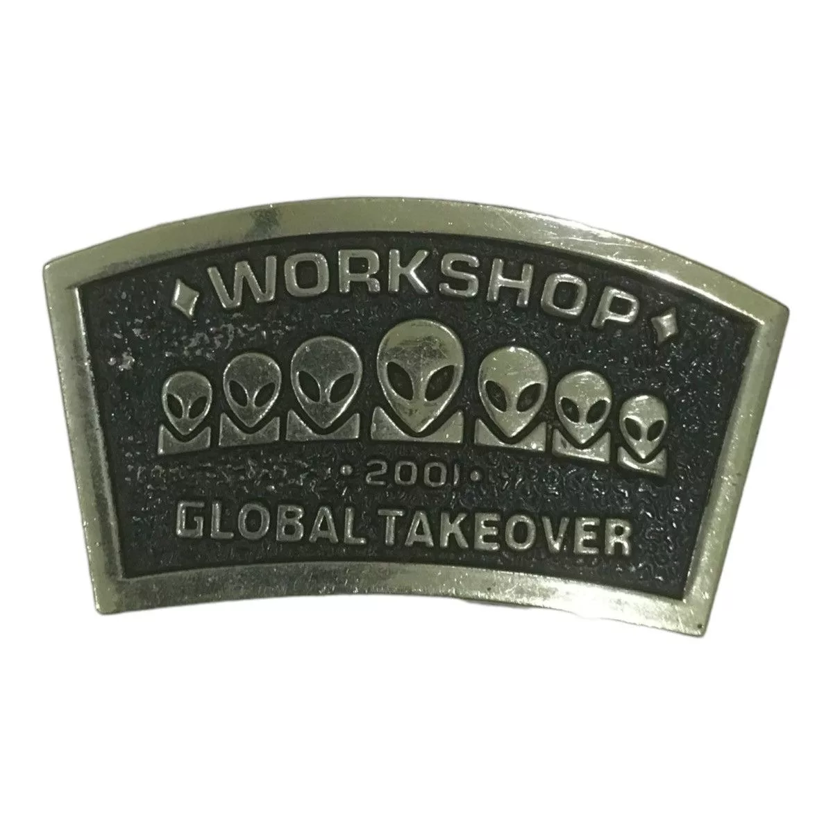 Alien Workshop Belts Alien Workshop × Hook-Ups × Vintage Vintage x Alien Workshop X Buckle Belt Silver