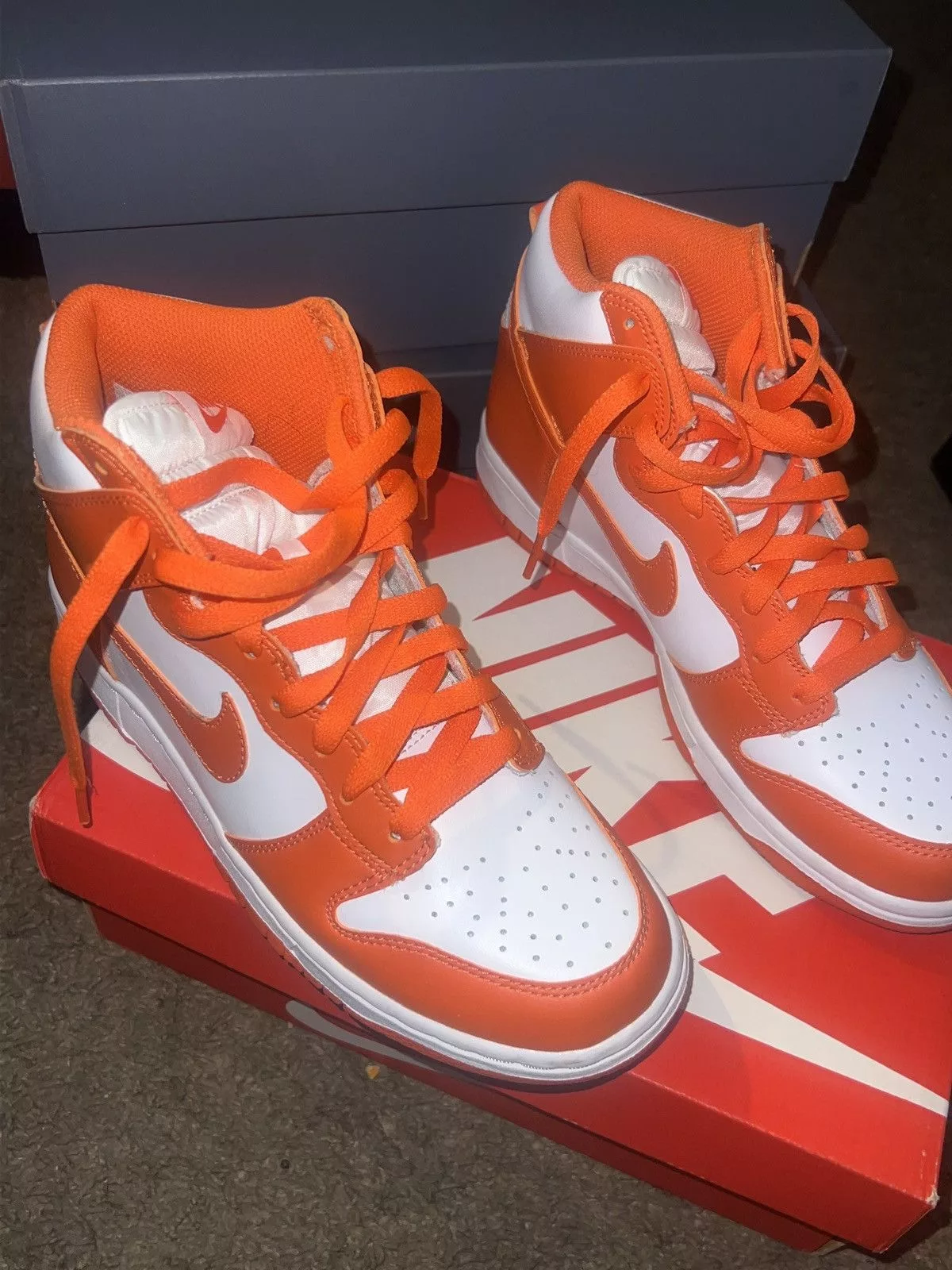 Nike Hi Top Sneakers Nike Syracuse dunk high gs Orange