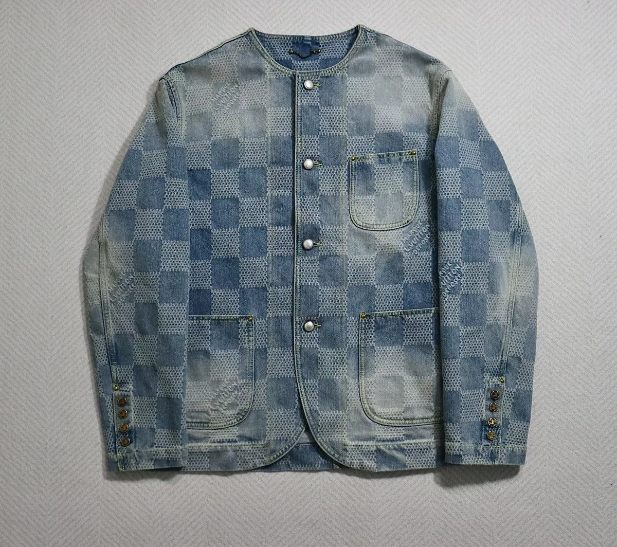 Louis Vuitton Light Jackets lv Louis Vuitton 24ss Denim Jacket size50 Blue