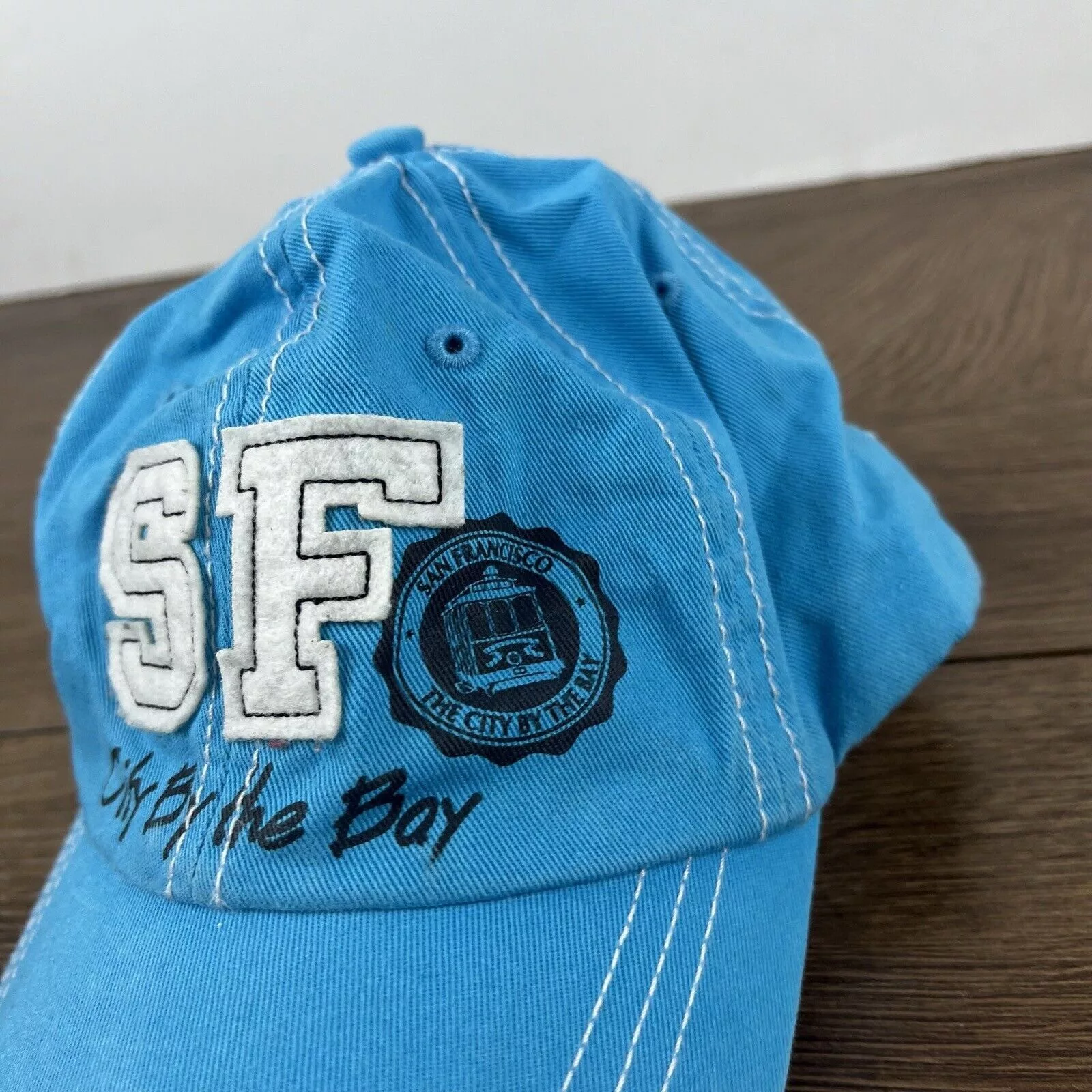 Other Hats Other San Francisco Hat City by the Bay Hat Blue Cap Adjustable Bl