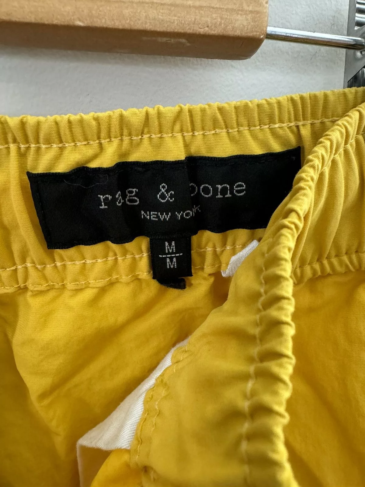 Rag & Bone Shorts rag & bone Eaton Water Resistant Pull On Short Yellow