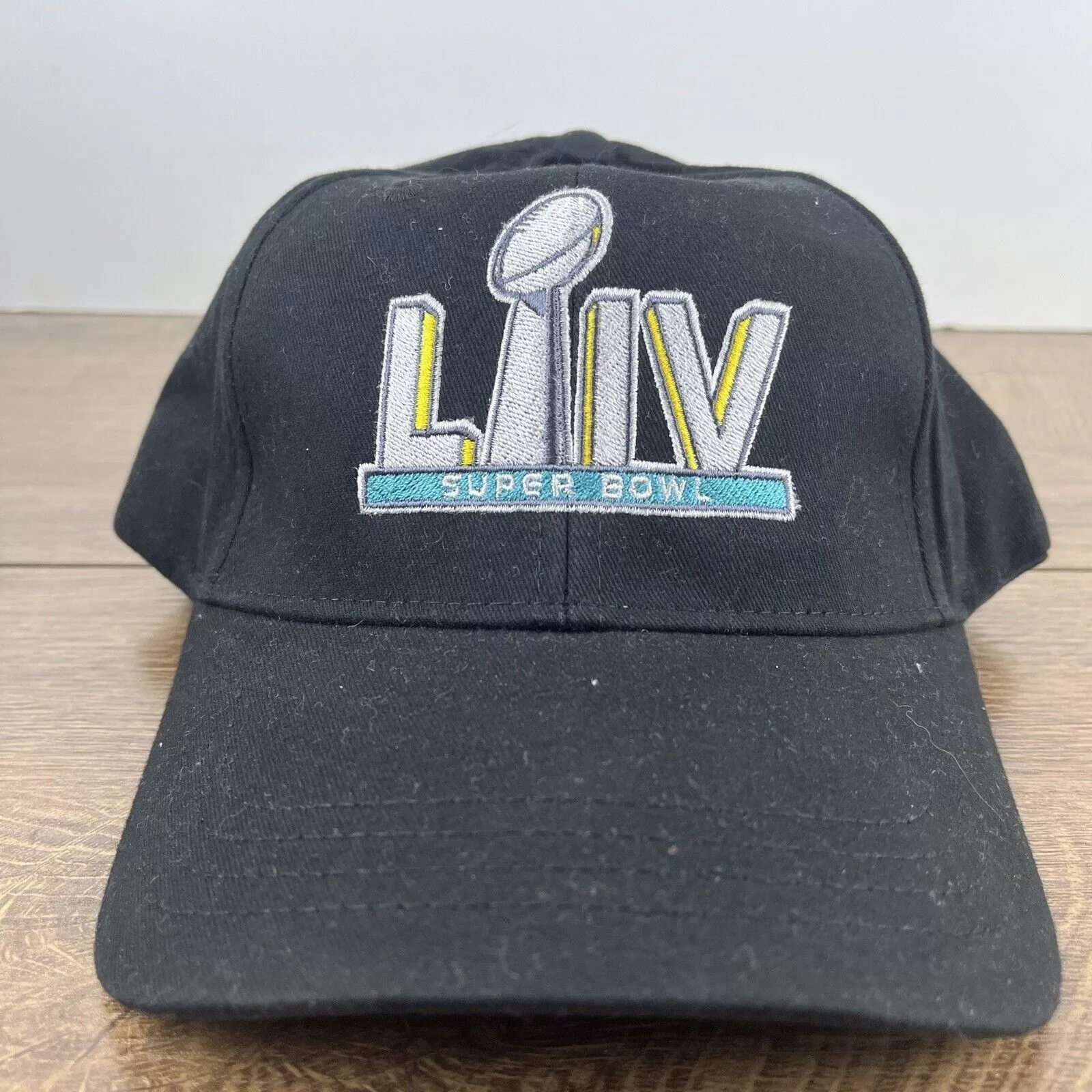 Other Hats Other Super Bowl 53 Hat LIIV Hat Black Hat Adjustable NFL Black Ad