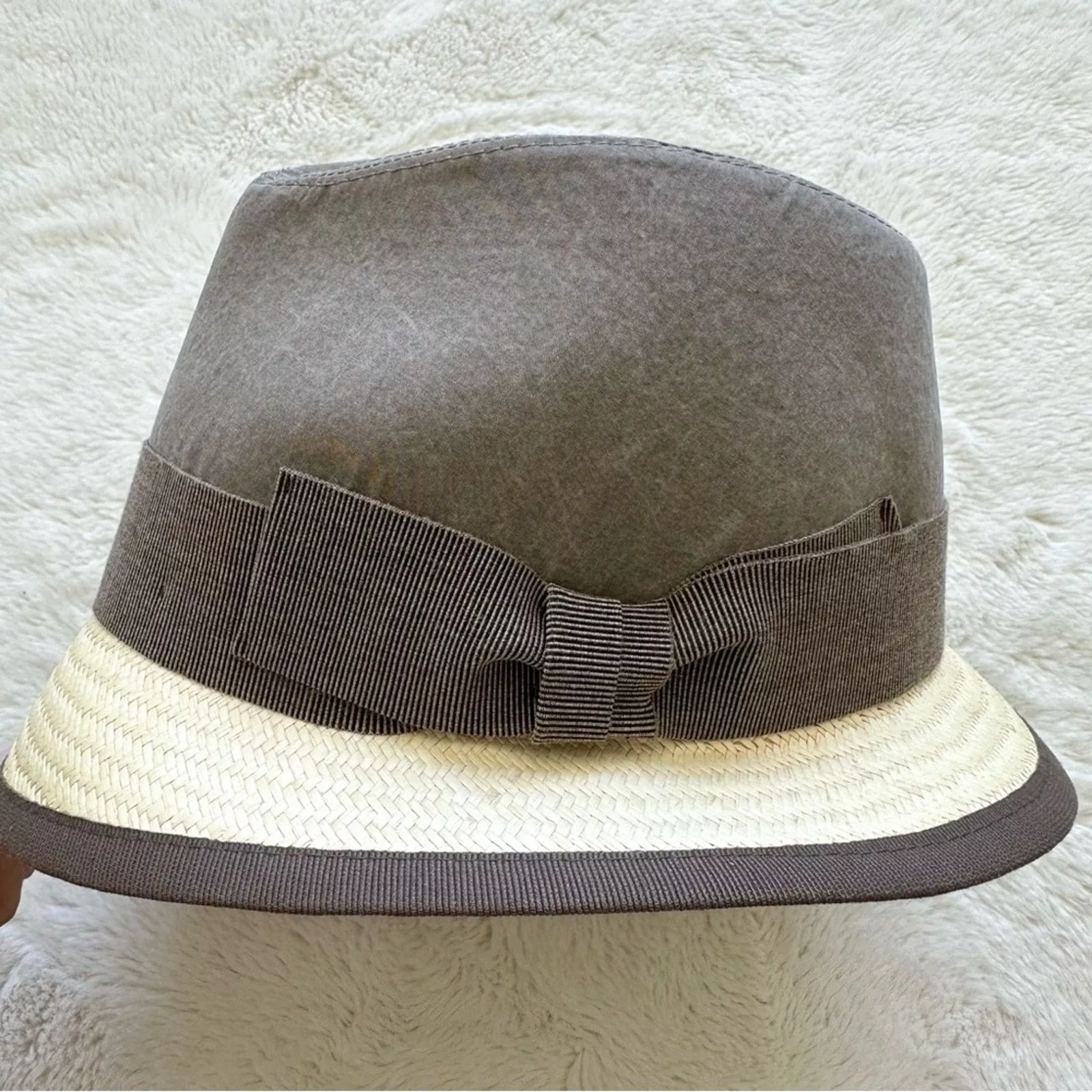 Brunello Cucinelli Hats NEW!!! Brunello Cucinelli straw hat Retail 1450$ Authentic Gray